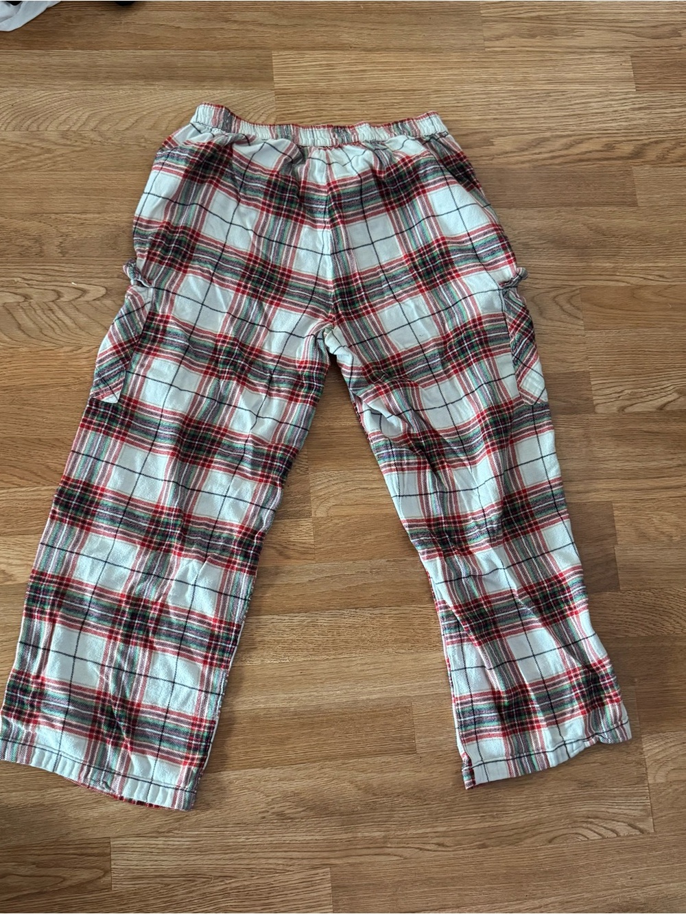 Aerie Red Green White Plaid Flannel Pajama Pants